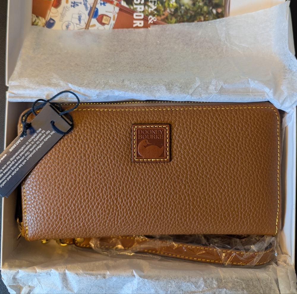 Dooney & Bourke Brown Leather Wallet